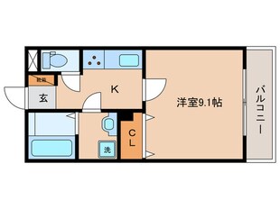 エルマージュ安朱の物件間取画像